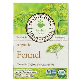 Traditional Medicinals Organic Herbal Tea - Fennel - Case Of 6 - 16 Bags