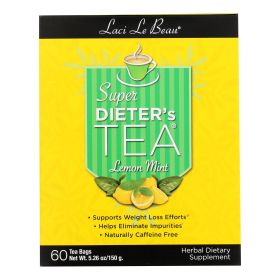 Laci Le Beau Super Dieter's Tea Lemon Mint - 60 Tea Bags