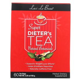 Laci Le Beau Super Dieter's Tea All Natural Botanicals - 60 Tea Bags