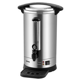 VEVOR Commercial Coffee Urn 65 Cup Stainless Steel Coffee Dispenser Fast Brew