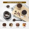 CHULUX Coffee Grinder Electric,Built-In Sharp Blade Spice Grinder with 2 Detachable Stainless Steel Bowls for Coffee, Spices, Herbs, Nuts, Grains,Lid