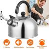 Camping Kitchen Office Use Stainless Steel Whistling Tea Kettle