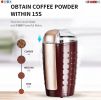 5 Core 2 Pack 5 Ounce Electric Coffee and Spice Grinder 150W Large Portable Compact with Stainless Blade Grinder Perfect for Spices; Dry Herbs Grinds