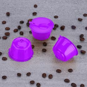 Coffee Capsule Filter PlasticFilled Stainless Steel (Option: Purple-Below 50mL)