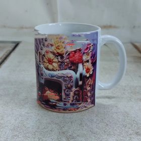 Creative Ceramic Mug Christmas Gift (Option: B-9.5x8CM)