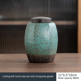 Ceramic Glaze Kiln Tea Storage Tank (Option: Spearmint)