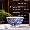 Household Noodle Bowls Ceramic Bone China For Eating