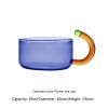 Creative Contrast Color High Temperature Resistant Glass Teapot