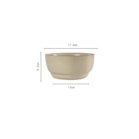 Household Dishware Light Luxury Tableware Set (Option: Soup bowl)