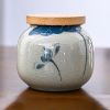 Hand Drawn Ge Kiln Tea Jar