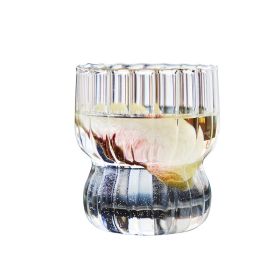 Vertical Grain Glass Cute Chubby Cup Simple (Option: Chubby Cup-1pc)