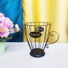 Iron Wire Coffee Capsule Storage Basket Straight Edge Cup Shape