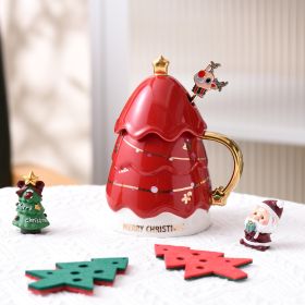 Christmas Tree Mug Shengcreative Simple (Option: Red-301 √ó 400ml)