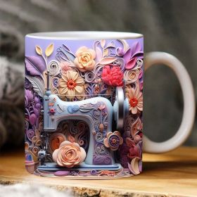 Creative 3D Space Mug Christmas Gift (Option: FB-9.5x8CM)