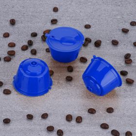 Coffee Capsule Filter PlasticFilled Stainless Steel (Option: Sapphire Blue-Below 50mL)