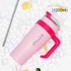 Stainless Steel Handle Car Water Straw Thermal Insulation Cup