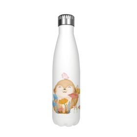 Cartoon Cute Stainless Steel Cup Large Volume Bottle Bowling Cup (Option: Dog-500ml)