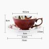 European Light Luxury Ceramic Coffee Cup And Saucer