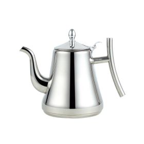 Pour Over Coffee Kettle Premium Stainless Steel Gooseneck Tea Kettle (Color: Silver, size: 1.5L)