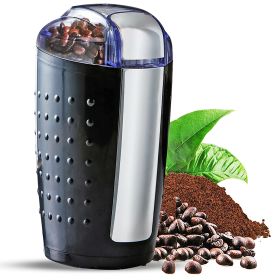 Coffee Grinder Spice Nut Grinders Blender (Black) 5Core CG 01 (Color: Black)