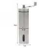 Portable Home Manual Coffee Grinder Stainless Steel with Ceramic Burr Bean Mill