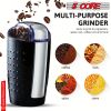 Coffee Grinder Spice Nut Grinders Blender (Black) 5Core CG 01