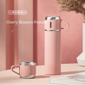 New Car Business Vacuum Stainless Steel Vacuum Cup (Option: Pink-500ML)