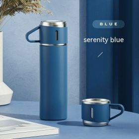 New Car Business Vacuum Stainless Steel Vacuum Cup (Option: Blue-500ML)